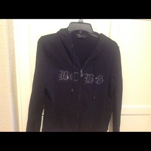 Black hoodie sweatshirt